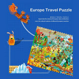 Mideer Travel Around the World Puzzle - Europe