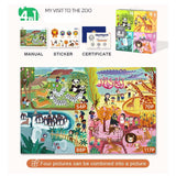 Mideer 4 in 1 Puzzle - Animals
