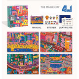 Mideer 4 in 1 Puzzle - City