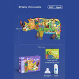 Mideer Dreamy Rhino Puzzle - 280Pcs