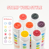 Mideer Dual Tip Washable Markers - 12pcs