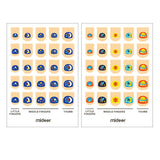 Mideer Nail Stickers 100Pcs - Blue