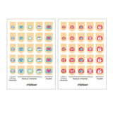 Mideer Nail Stickers 100Pcs - Red