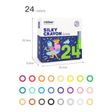 Mideer Washable Rotary Crayons - Pack of 24