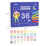 Mideer Washable Crayons - Pack of 36