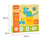 Mideer Geometric Felt Puzzle