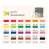 Mideer Washable Markers - Pack of 24