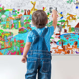 Mideer Traveller Coloring Poster - Asia