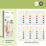 Mideer Paint with Water Booklet - Enchanted Garden