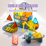 Mideer Magnetic Tiles - 36 pcs - Little Architect