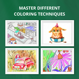 Mideer Vibrant Coloring Pencils - Pack of 24