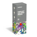 Mideer Vibrant Coloring Pencils - Pack of 24