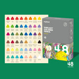 Mideer Vibrant Coloring Pencils - Pack of 48