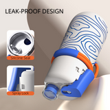 Mideer Portable Spray Straw Bottle 500ml - Blush Pink