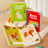 Mideer 4-in-1 Wooden Puzzle Set - Wild Animals