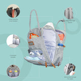 Moon Karyme Diaper Back Pack - Grey
