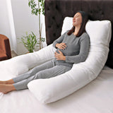 Moon Full Body Pregnancy Pillow U-Shaped - White