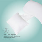 Moon Multi-Position Pregnancy Pillow - White