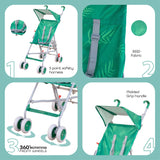 Moon Jet Ultra Light Buggy Stroller - Printed Leaf