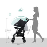Moon Neo Plus Light Weight Travel Stroller - Black