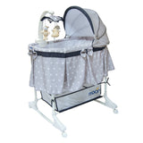 Moon Soffy - 4 in 1 Convertible Cradle - Dark Grey