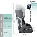 Moon Tolo Babykids Car Seat - Charcoal Grey