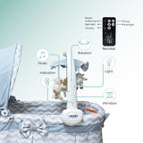 Moon Soffy - 4 in 1 Convertible Cradle - Grey