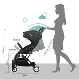 Moon Travel-Lite Cabin Stroller - Black