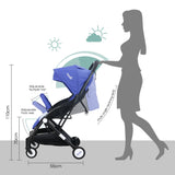 Moon Travel-Lite Cabin Stroller - Royal Blue