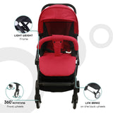Moon Travel-Lite Cabin Stroller - Fire Red