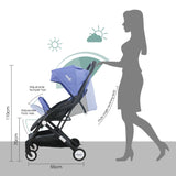 Moon Travel-Lite Cabin Stroller - Cyan Blue