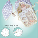 Moon Moses Basket - Grey