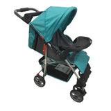 Moon Bezik One Fold Stroller - Cyan Blue