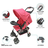Moon Bezik One Fold Stroller - Pink