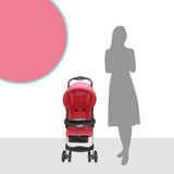 Moon Bezik One Fold Stroller - Pink