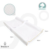 Moon Organic Changing Mat - White