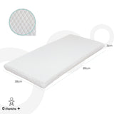 Moon Toddler Quilted Crib Mattress - White