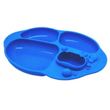 Marcus & Marcus - Silicone Yummy Dips Suction Divided Plate - Lucas - Laadlee