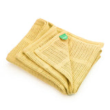 Moon Organic Cellular Blanket - Cream (75 x 100 cm)