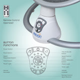 Moon Musical Baby Electric Swing - Circle