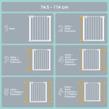 Moon Safety Gate 74.5-114 Cm