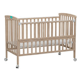 Moon Wooden Portable Crib- Natural wood