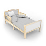 Moon Wooden Toddler Bed - Natural wood