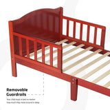 Moon Wooden Toddler Bed - Brown
