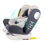 Moon GYRO Baby Car Seat ISOFIX+ Top Tether Rotation 360 - Grey