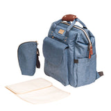 Moon Denise Diaper Backpack - Blue
