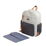 Moon Rocco Diaper Backpack - Grey