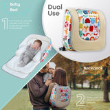 Moon Travalo Travel Baby Bed & Animal Backpack - Beige