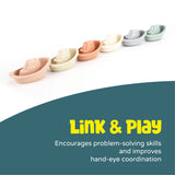 Moon Bathing Toy Boat Cups