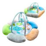 Moon Flower Cushion Playmat - Bear and Sheep